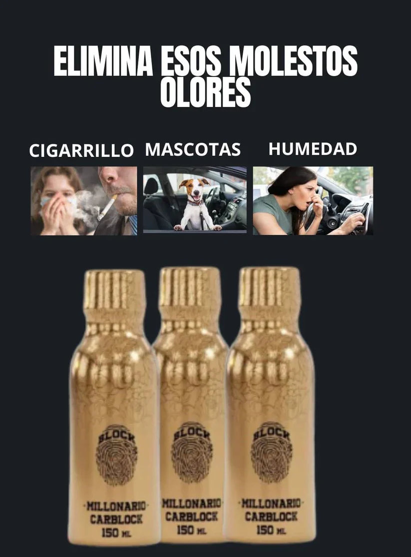 CARBLOCK, PERFUME DURADERO PARA TU CARRO